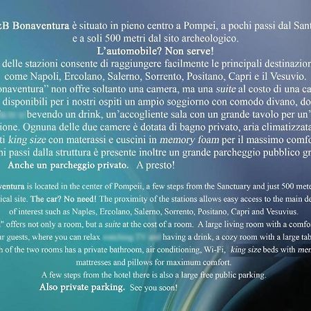 B&B Bonaventura Pompeya Exterior foto